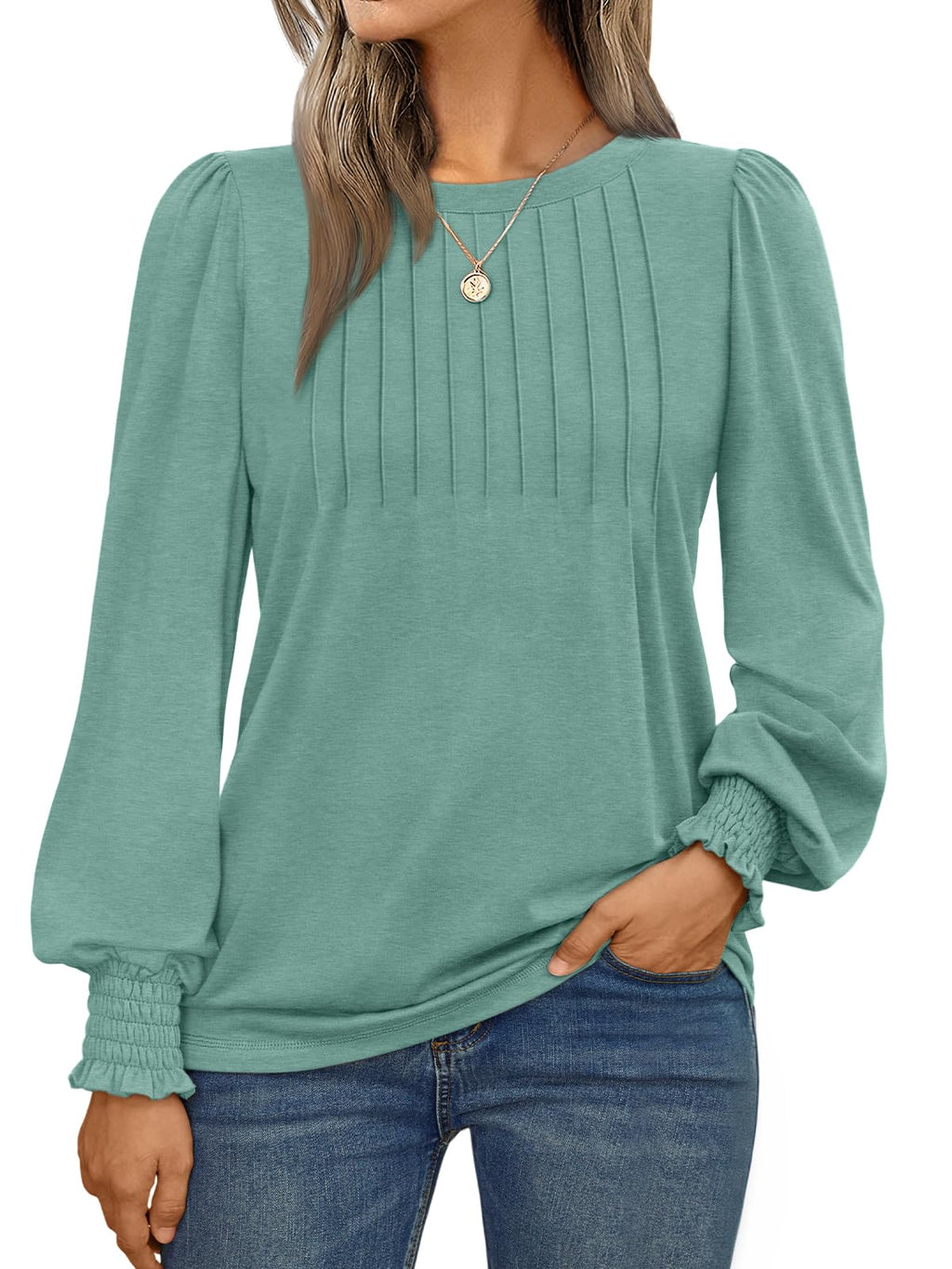AUTOMET Womens Long Sleeve Shirts Fall Blouses Tops Business Casual Outfits