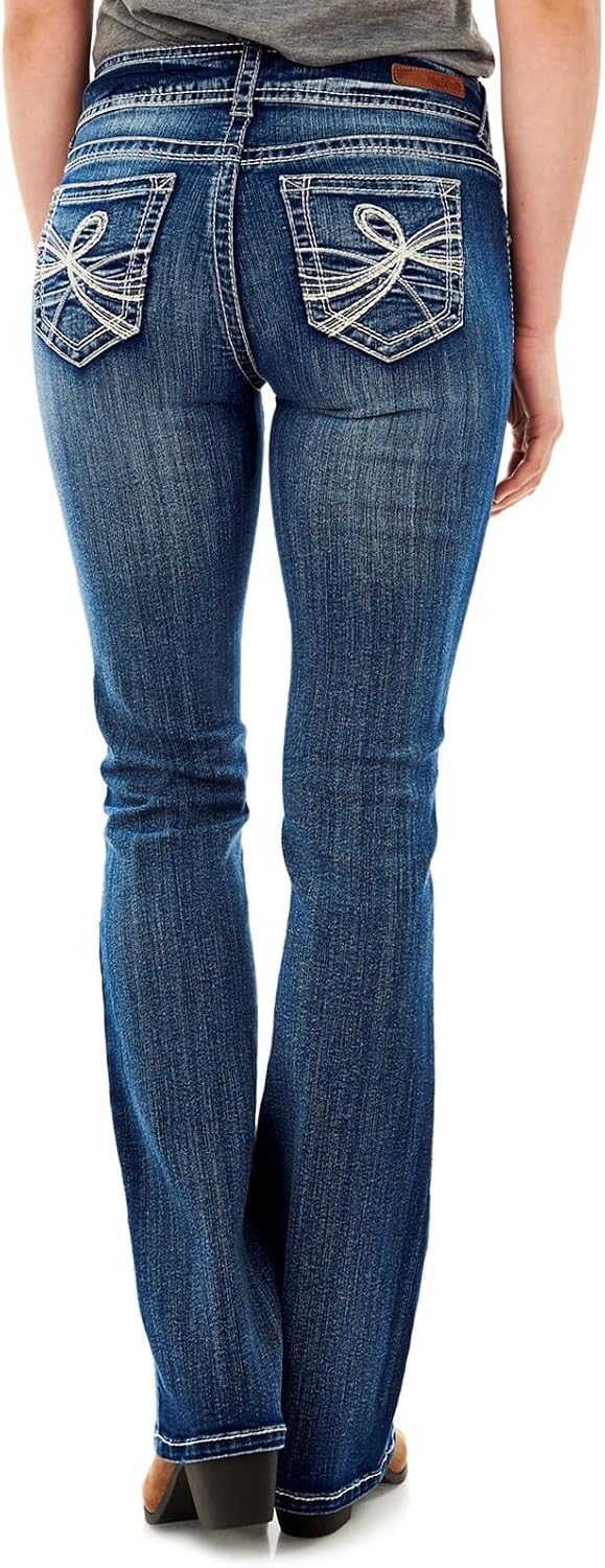 WallFlower Luscious Curvy Bootcut Jeans for Women, Sizes 0-24