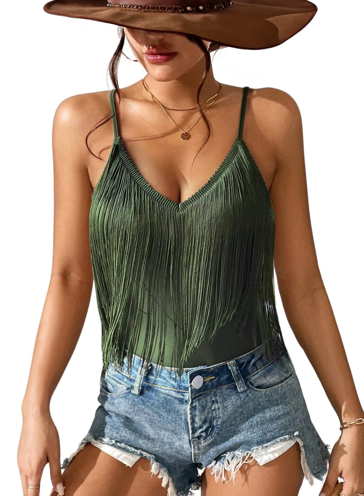 Womens Western Cowgirl Fringe Tops - Country Concert Outfits Rodeo Shirt