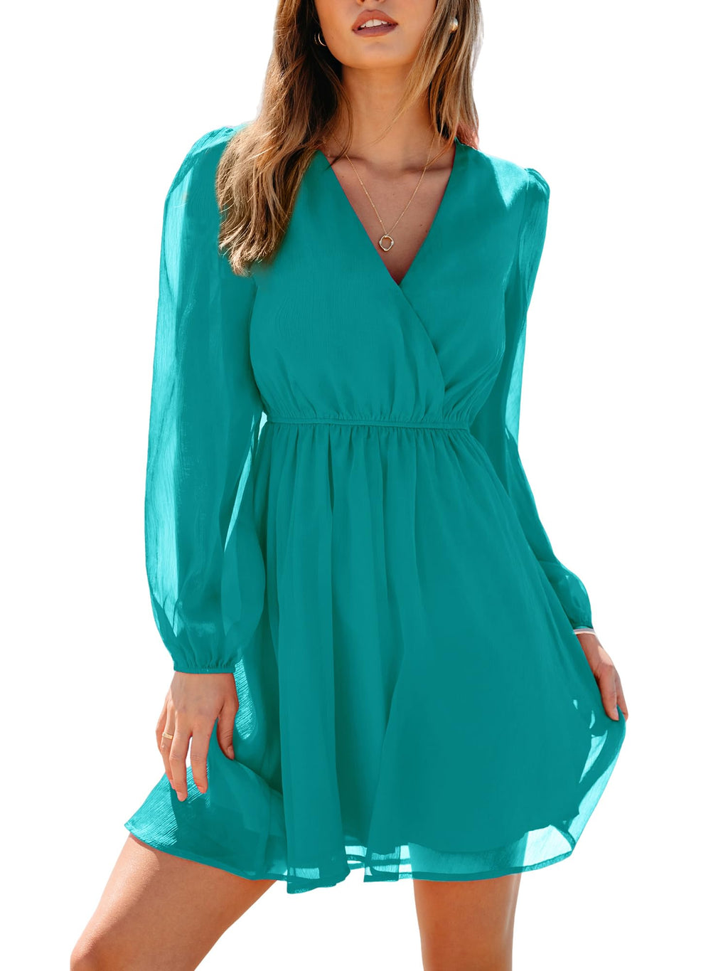 CUPSHE Womens Fall Floral Dress Boho Vacation Mini Wedding Guest Dresses