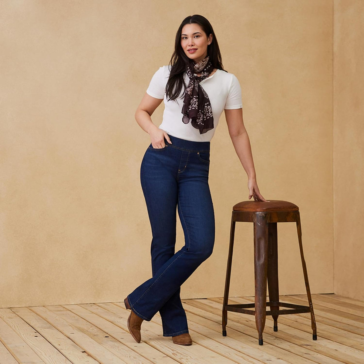 Levi Strauss Signature Gold Women's Totally Shaping Pull On Bootcut Jeans
