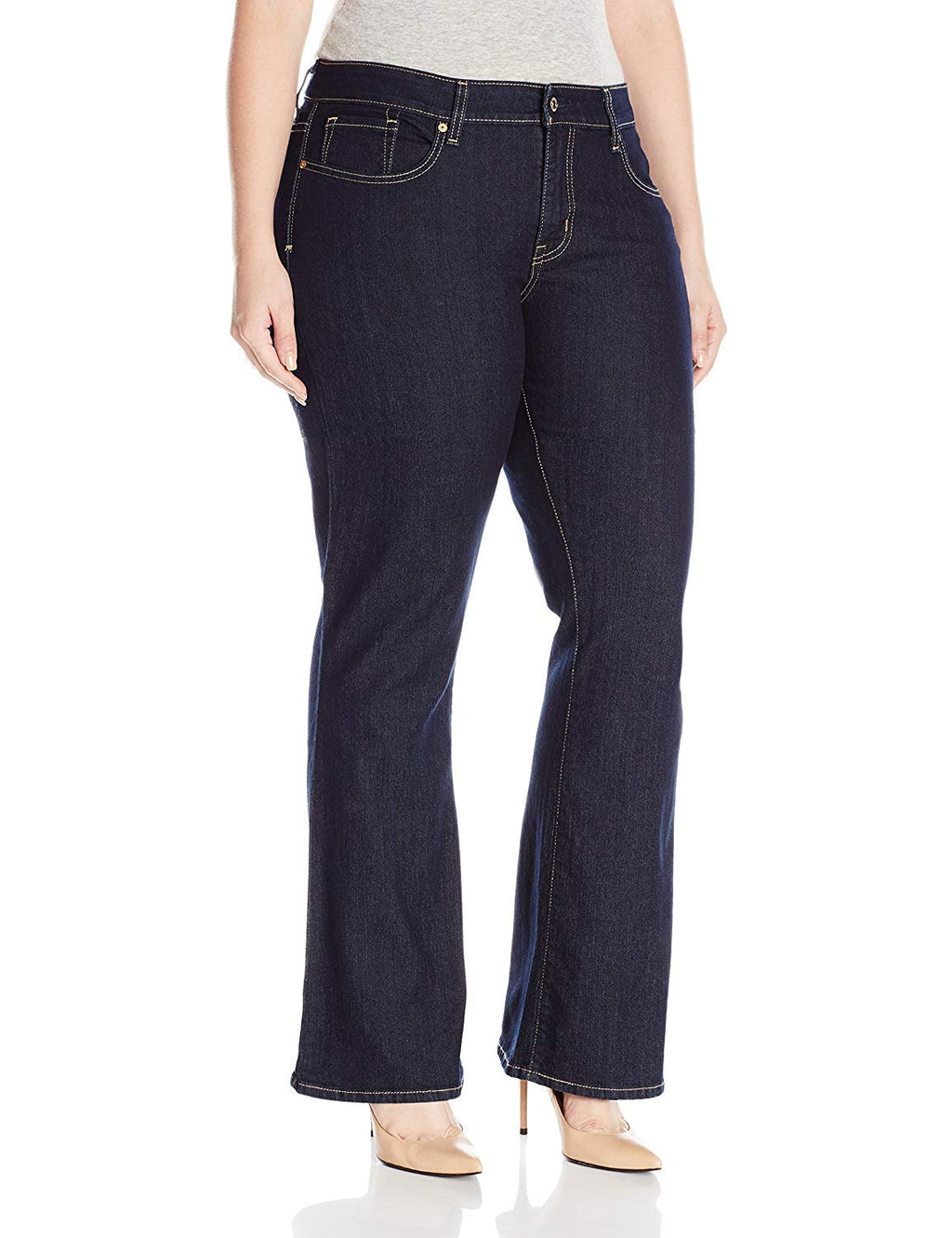 Levi Strauss Signature Gold Women's Totally Shaping Mid Rise Bootcut Jeans