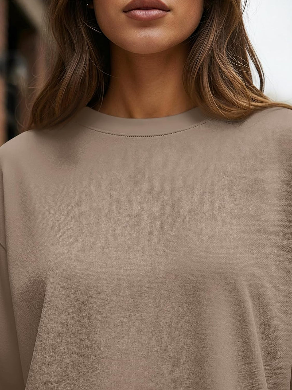 Trendy Queen Womens Oversized Long Sleeve Shirts Fall Tops 2026 Basic Tees