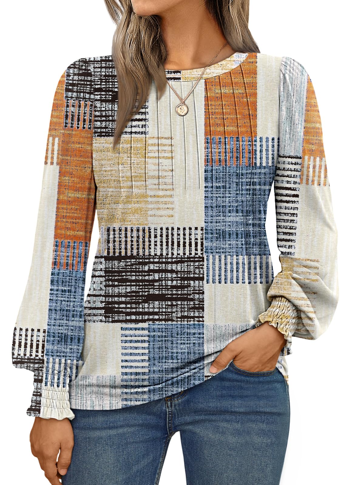 AUTOMET Womens Long Sleeve Shirts Fall Blouses Tops Business Casual Outfits