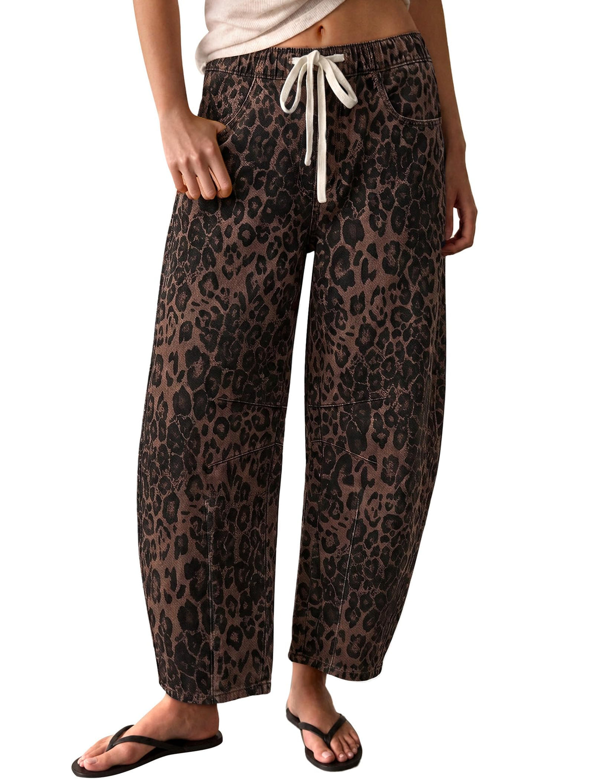 Sipaya Barrel Jeans Women Boyfriend Baggy Jeans Y2K Mid Rise Cropped Pants