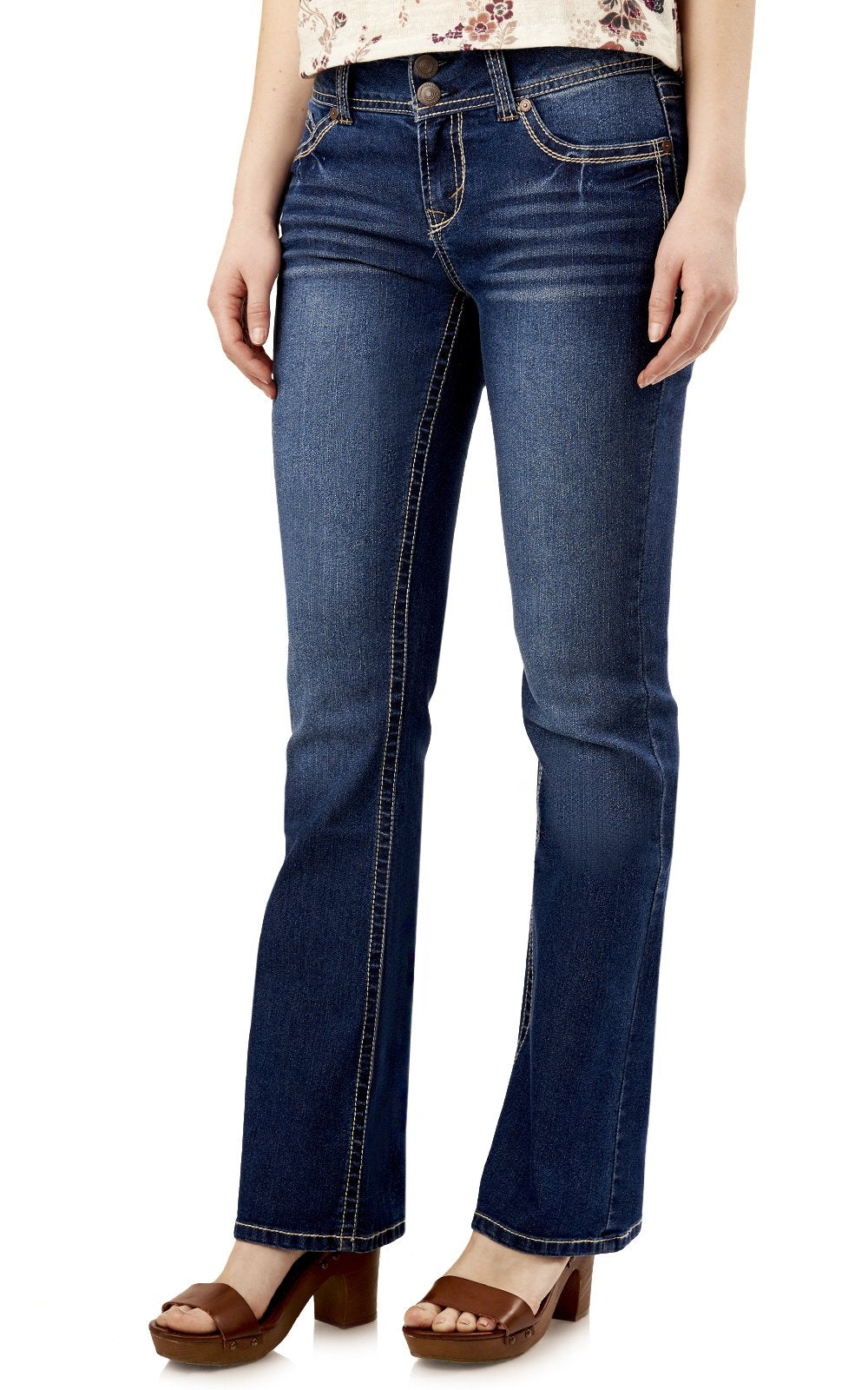 WallFlower Luscious Curvy Bootcut Jeans for Women, Sizes 0-24