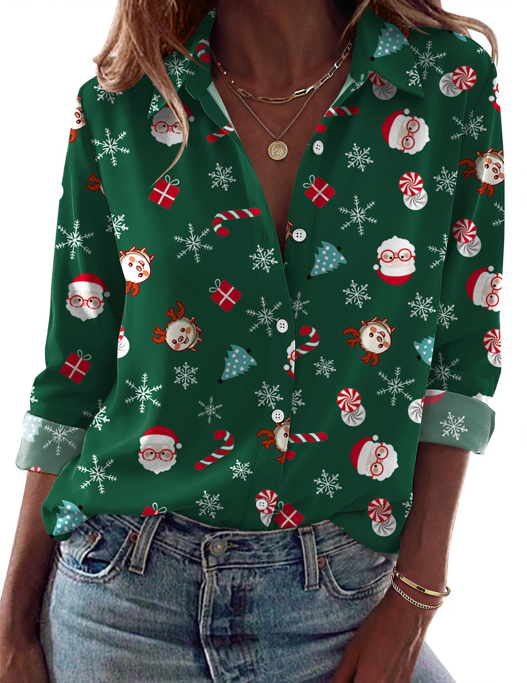 Zeagoo Blouses for Women Dressy Casual Long Sleeve Button Down Shirts Tops