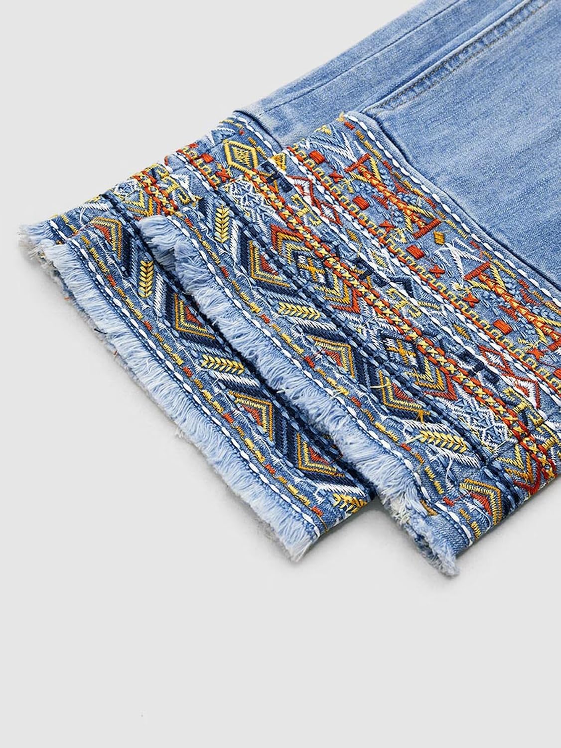 Flamingals Straight Leg Cropped Jeans for Women
