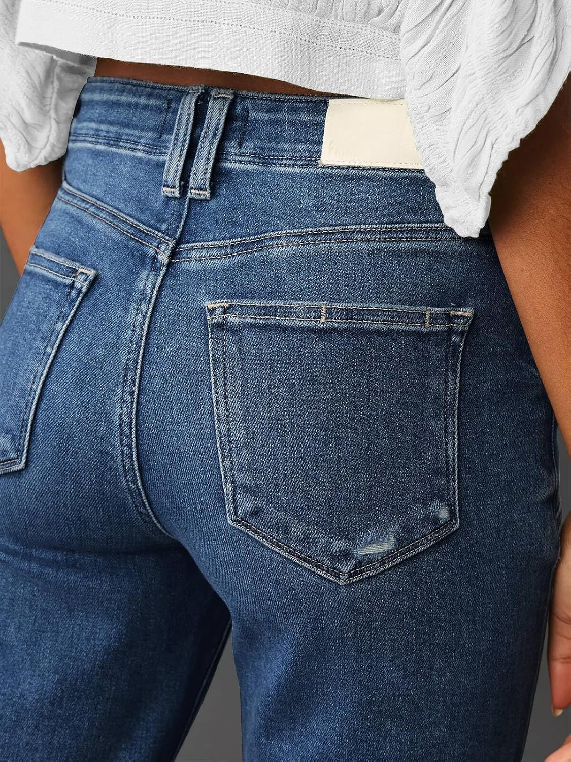 KUNMI Jeans for Women Wide Leg Baggy High Waist Boyfriends Straight Leg Stretchy Denim Pants Trendy Fall 2026
