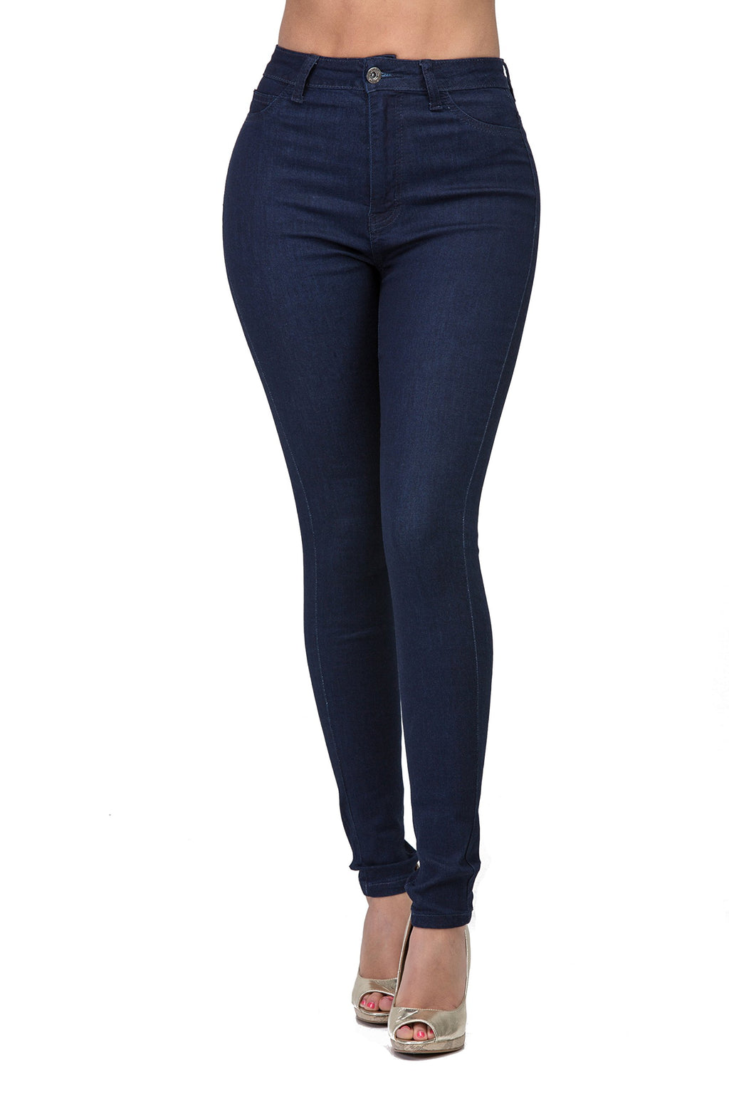 High Waisted-Rise Colored Stretch Skinny Destroyed Ripped Distressed Jeans for Women Olive Mustard RED