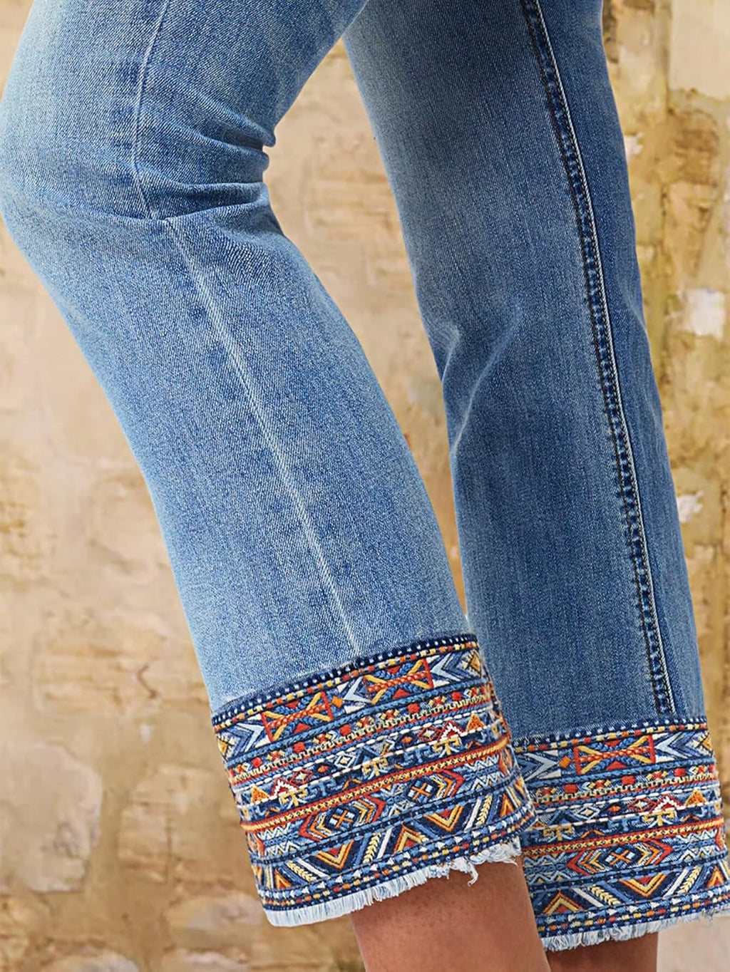 Flamingals Straight Leg Cropped Jeans for Women