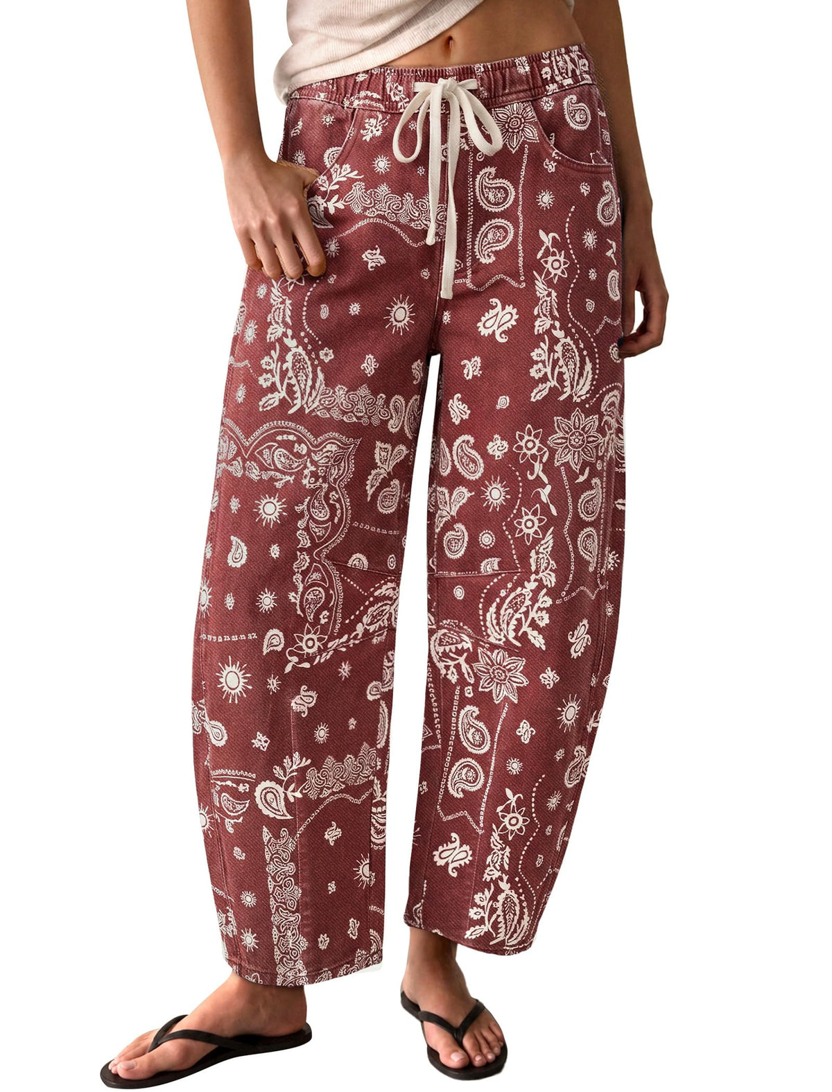 Sipaya Barrel Jeans Women Boyfriend Baggy Jeans Y2K Mid Rise Cropped Pants