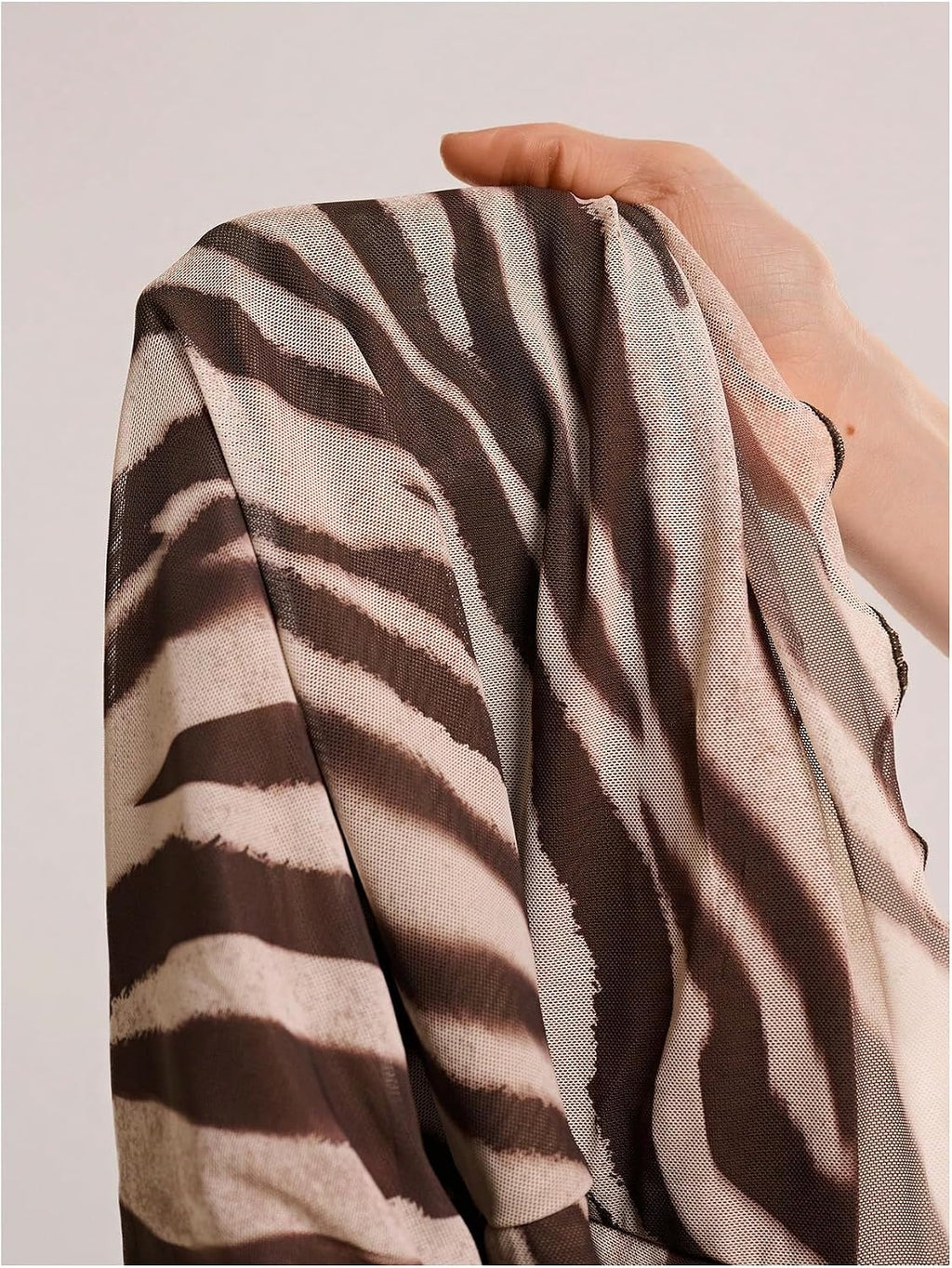 Verdusa Women's Animal Print Dress Backless Mini Dresses Rave Outfit