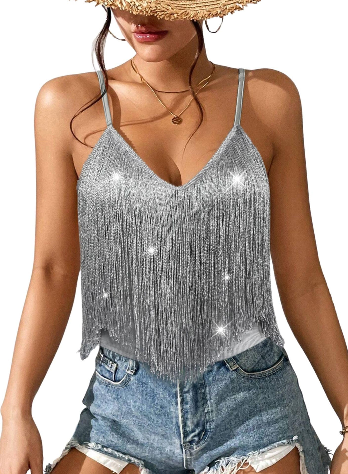 Womens Western Cowgirl Fringe Tops - Country Concert Outfits Rodeo Shirt