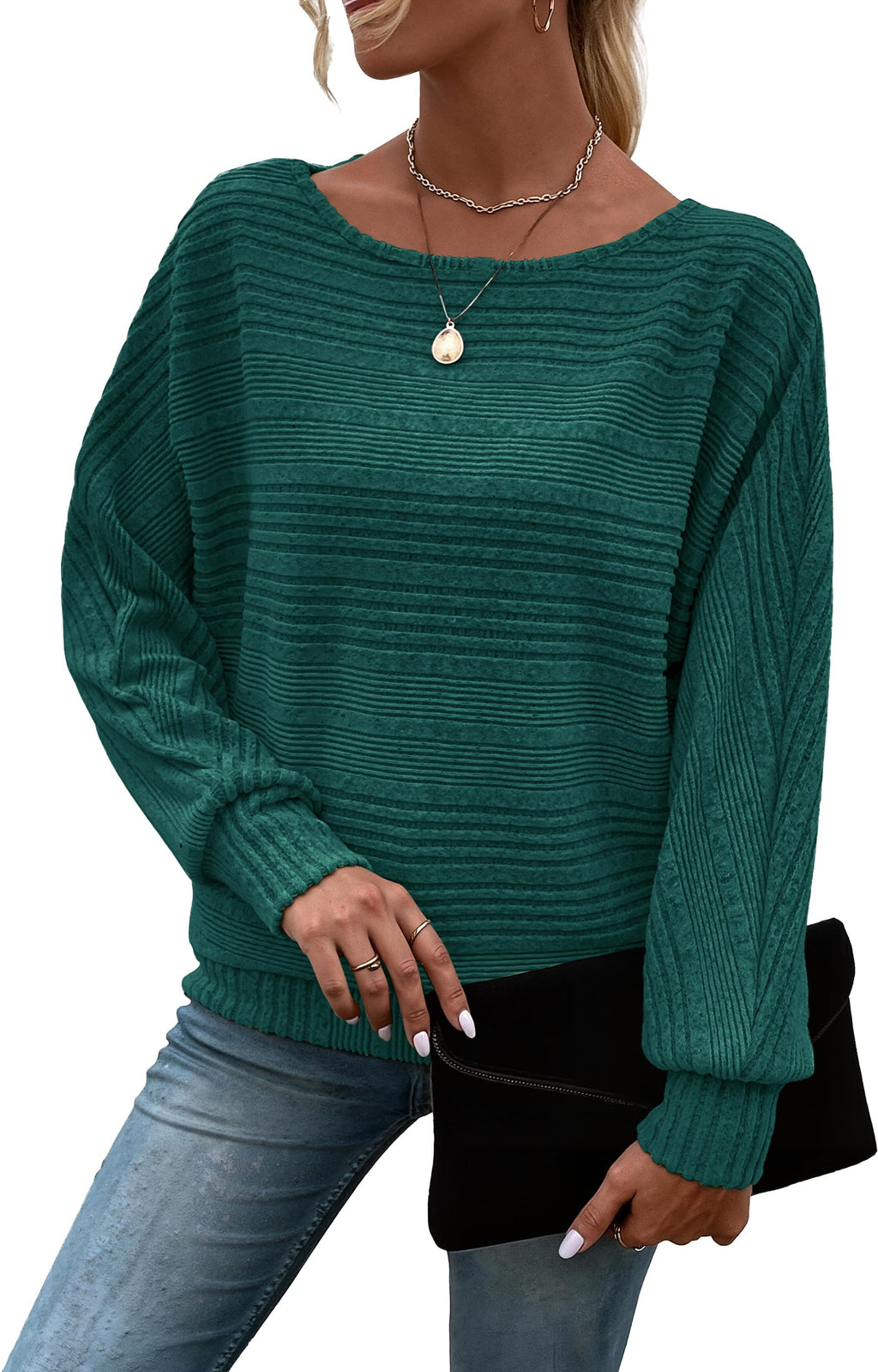 Long Sleeve Shirts for Women Tunic Tops Pullover Sweaters