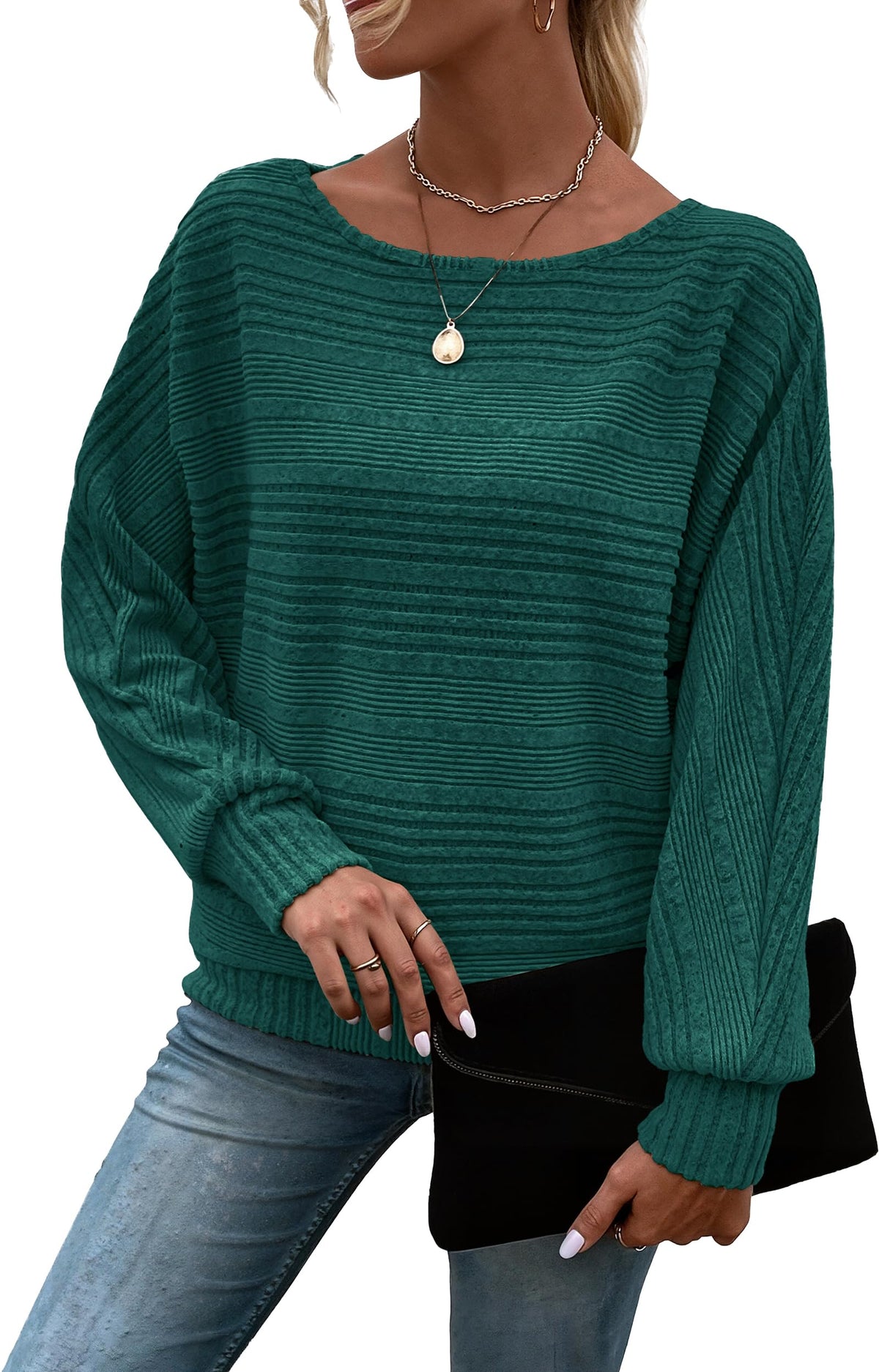 Long Sleeve Shirts for Women Tunic Tops Pullover Sweaters