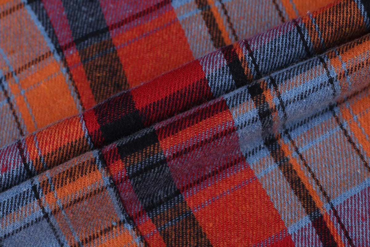 KevaMolly Plaid Flannel Shirts for Women Long Sleeve