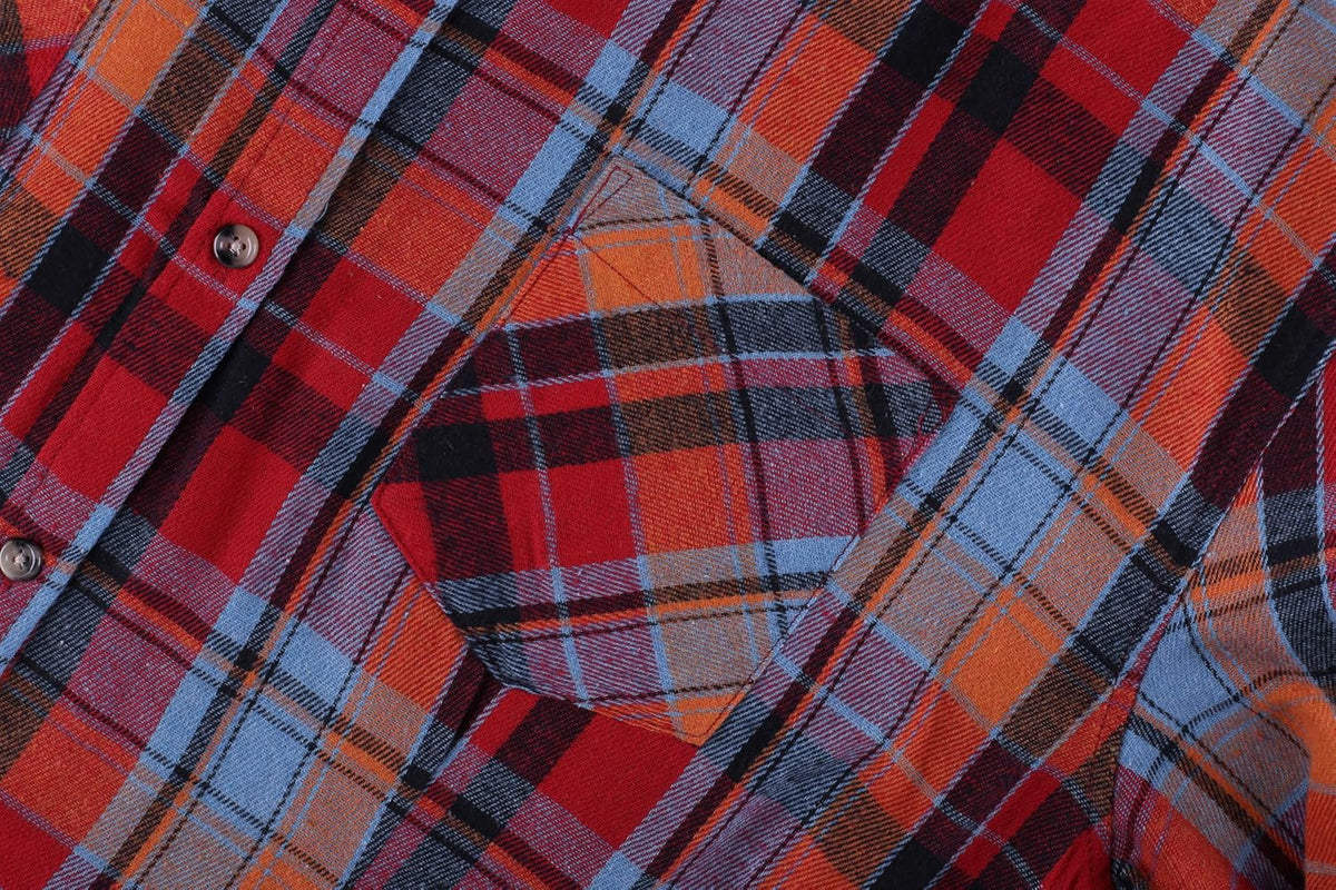 KevaMolly Plaid Flannel Shirts for Women Long Sleeve
