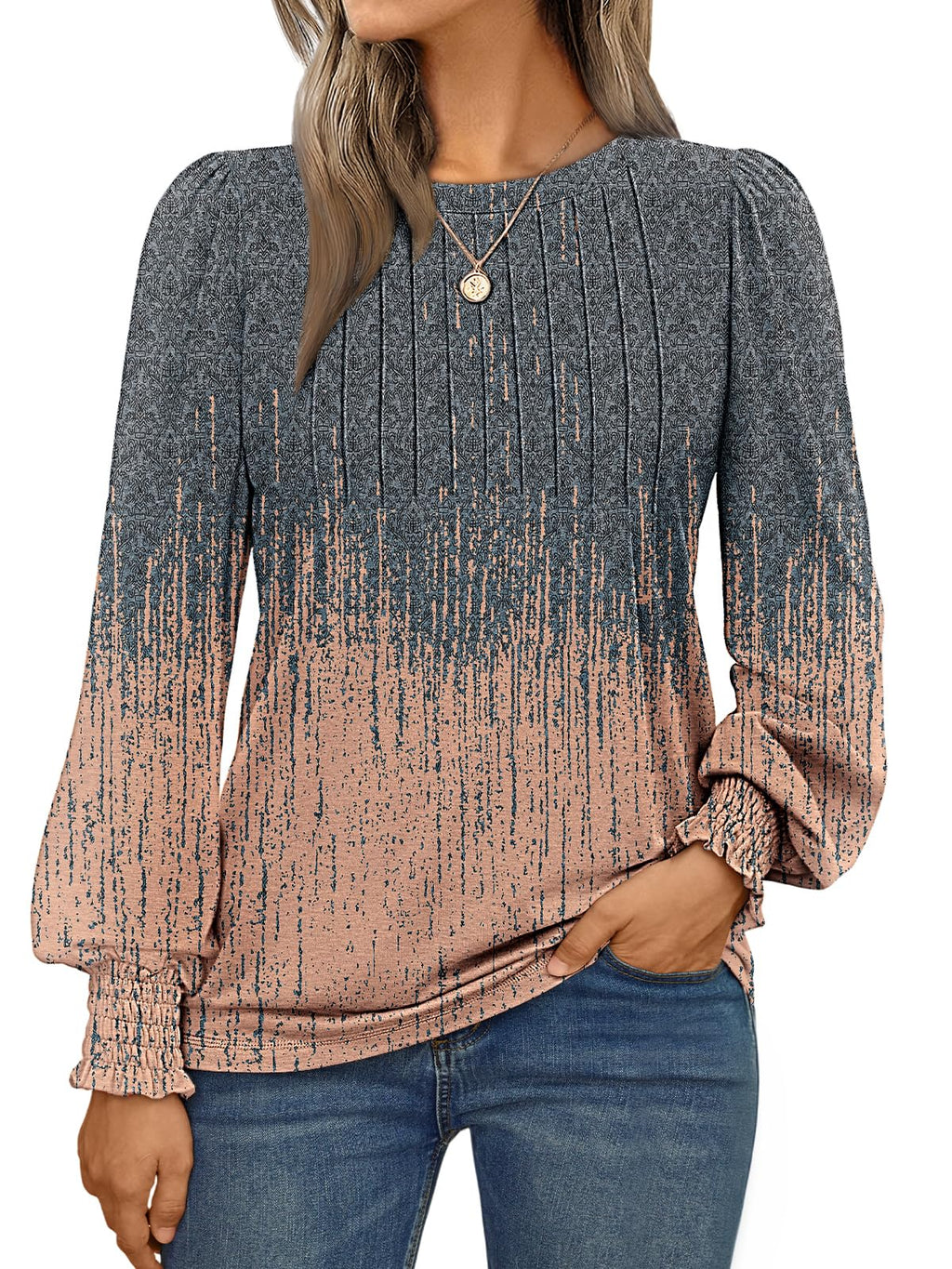 AUTOMET Womens Long Sleeve Shirts Fall Blouses Tops Business Casual Outfits