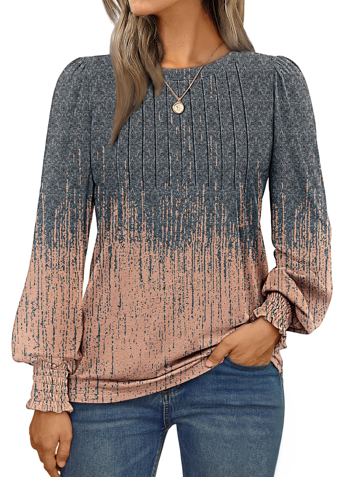 AUTOMET Womens Long Sleeve Shirts Fall Blouses Tops Business Casual Outfits